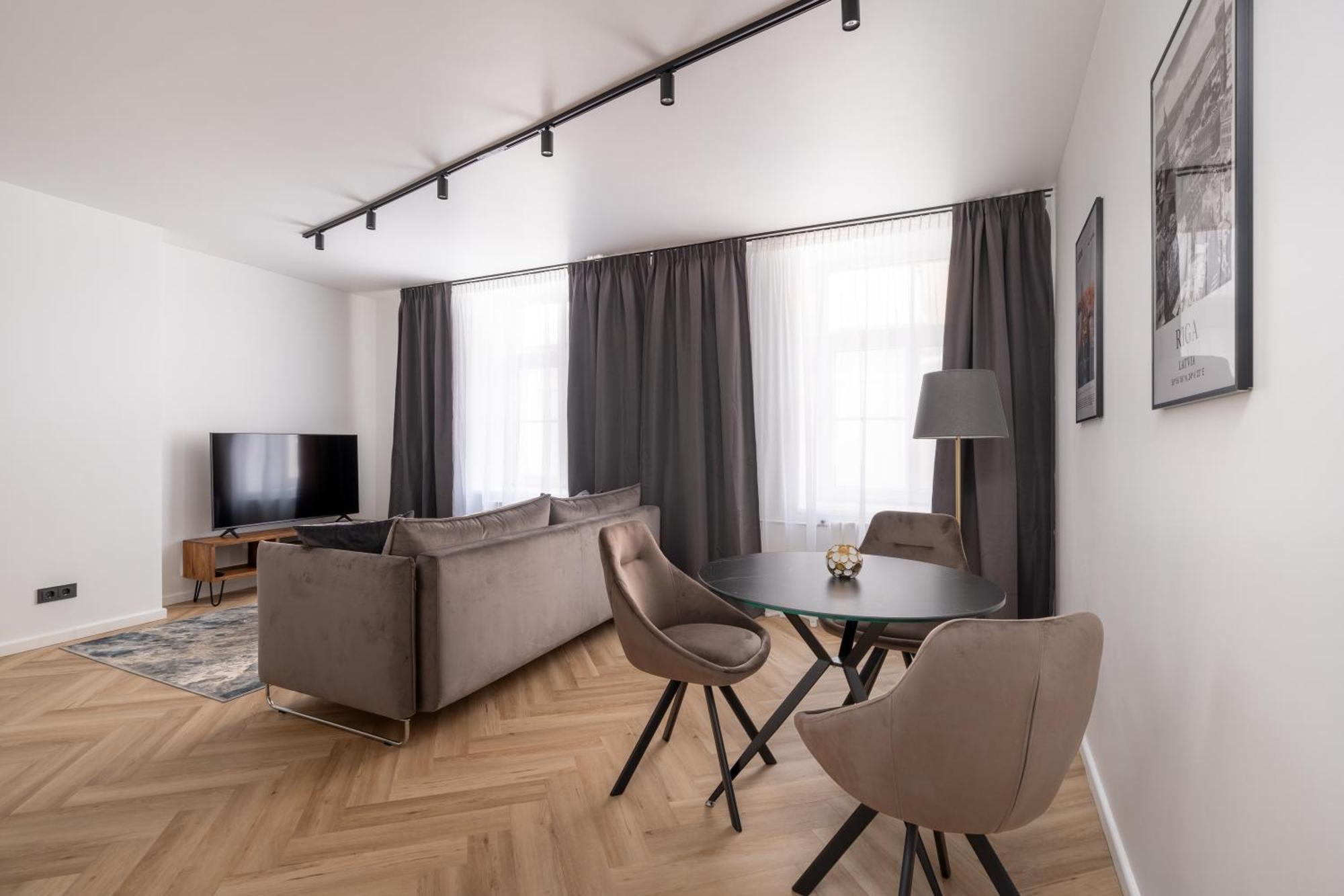 Lägenhet Mucenieku Street 1-bedroom Stylish Riga